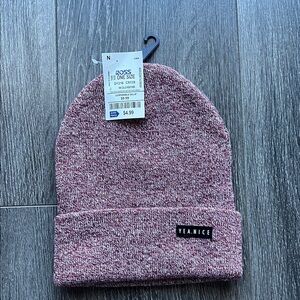 Women's Heathered Light Maroon Beanie